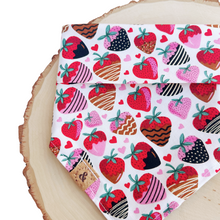Load image into Gallery viewer, chocokisses dog bandana