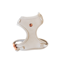 Load image into Gallery viewer, pearl grey velvet adjustable harness