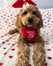 Load image into Gallery viewer, kisses dog bandana