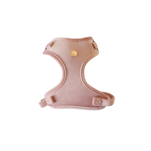 Load image into Gallery viewer, blush pink velvet adjustable harness