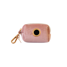 Load image into Gallery viewer, blush pink velvet walk set bundle (everything but harness) - $74 value!