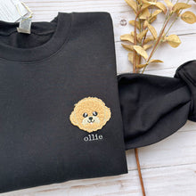 Load image into Gallery viewer, personalized oodle crewneck - black (S, M, L only)