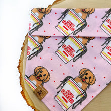 Load image into Gallery viewer, cup doodles (pink) dog bandana