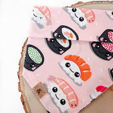 Load image into Gallery viewer, kawaii sushi dog bandana