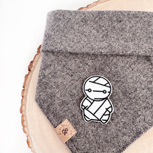 Load image into Gallery viewer, mummy man flannel dog bandana