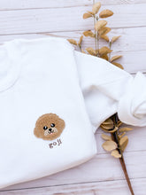 Load image into Gallery viewer, personalized oodle crewneck - white (S, M, L only)