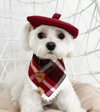 Load image into Gallery viewer, cinnamon spice flannel dog bandana