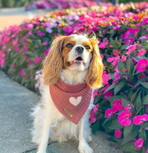 Load image into Gallery viewer, puppy love dog bandana
