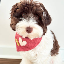 Load image into Gallery viewer, puppy love dog bandana