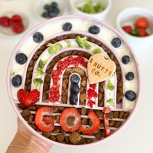 Load image into Gallery viewer, coral boho slow feeder