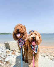 Load image into Gallery viewer, patriotic patchwork dog bandana