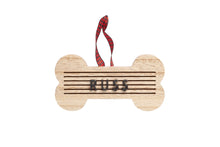 Load image into Gallery viewer, wooden bone letterboard pet ornament
