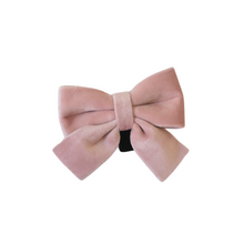 Load image into Gallery viewer, blush pink velvet bow