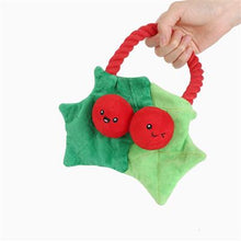 Load image into Gallery viewer, mistletoe crinkle rope toy