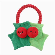 Load image into Gallery viewer, mistletoe crinkle rope toy