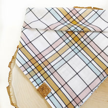 Load image into Gallery viewer, olivia plaid dog bandana