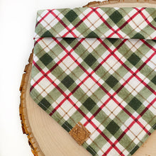 Load image into Gallery viewer, noel's plaid dog bandana