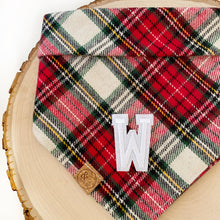 Load image into Gallery viewer, dasher's plaid letterman dog bandana