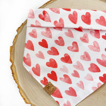 Load image into Gallery viewer, LAST CHANCE: only hearts dog bandana