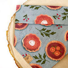 Load image into Gallery viewer, cranberry pie dog bandana