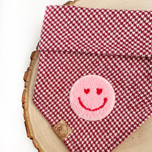 Load image into Gallery viewer, heart eyes for you dog bandana