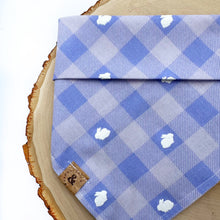 Load image into Gallery viewer, LAST CHANCE! periwinkle hops dog bandana (XS or S/M)