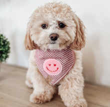 Load image into Gallery viewer, heart eyes for you dog bandana