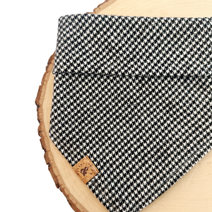 LAST CHANCE! houndstooth flannel dog bandana