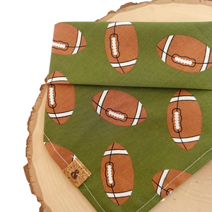 football sunday dog bandana