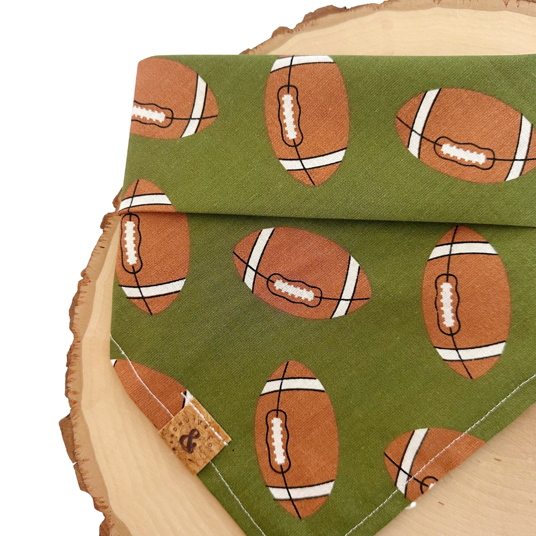 football sunday dog bandana