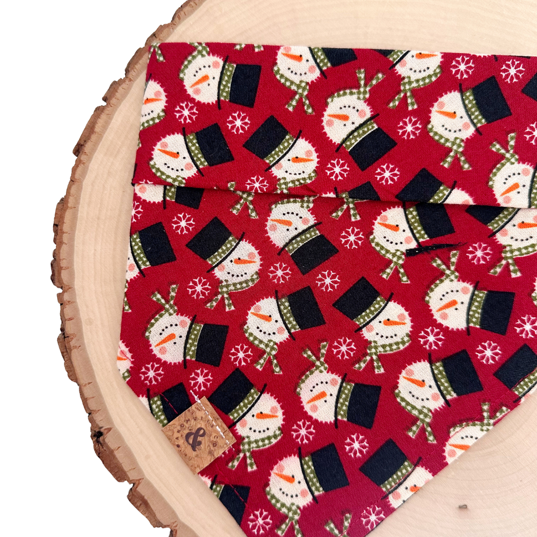 frosty days dog bandana