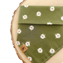 Load image into Gallery viewer, pistachio petals dog bandana
