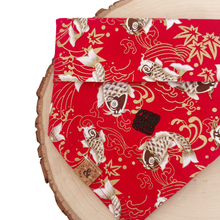 Load image into Gallery viewer, LNY koi fish dog bandana
