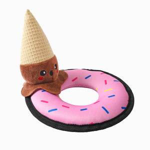 icecream floatie dog toy