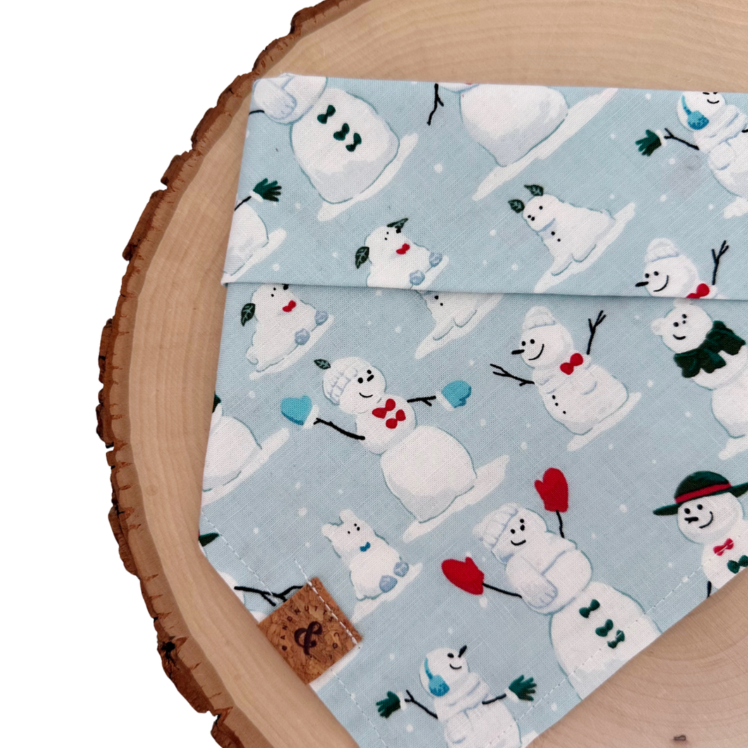 frosty night dog bandana