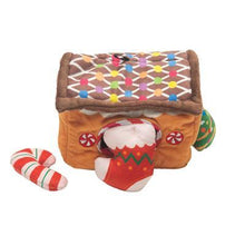 Load image into Gallery viewer, gingerbread 4-in-1 hide and seek dog toy
