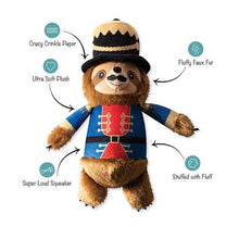 Load image into Gallery viewer, nutcracker sloth dog toy
