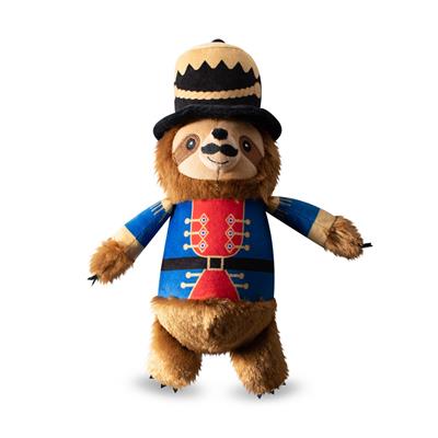 nutcracker sloth dog toy