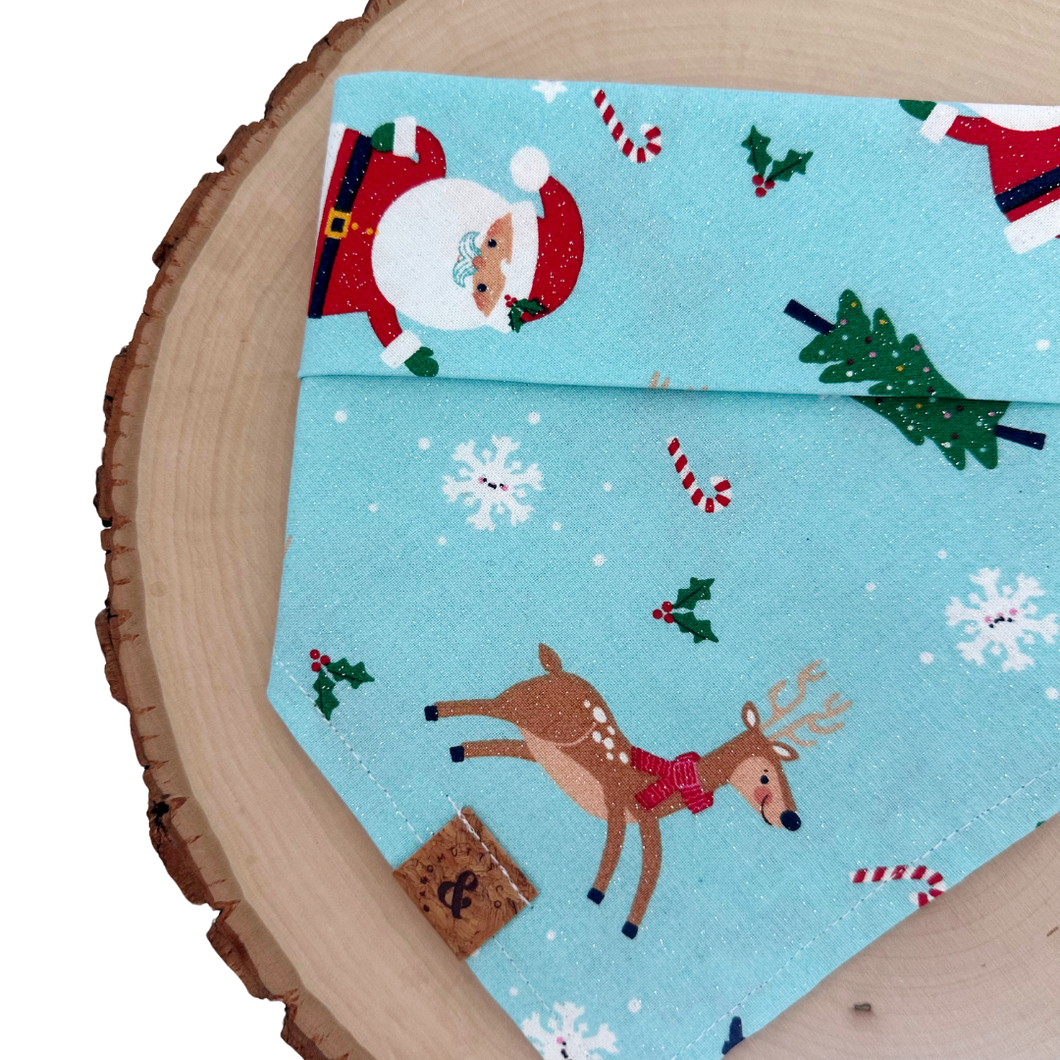 winter woof dog bandana