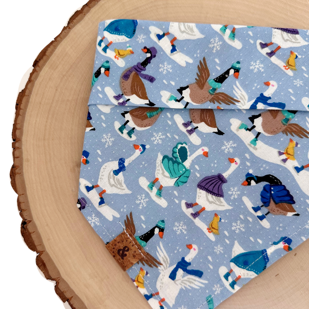 merry goose-mas dog bandana