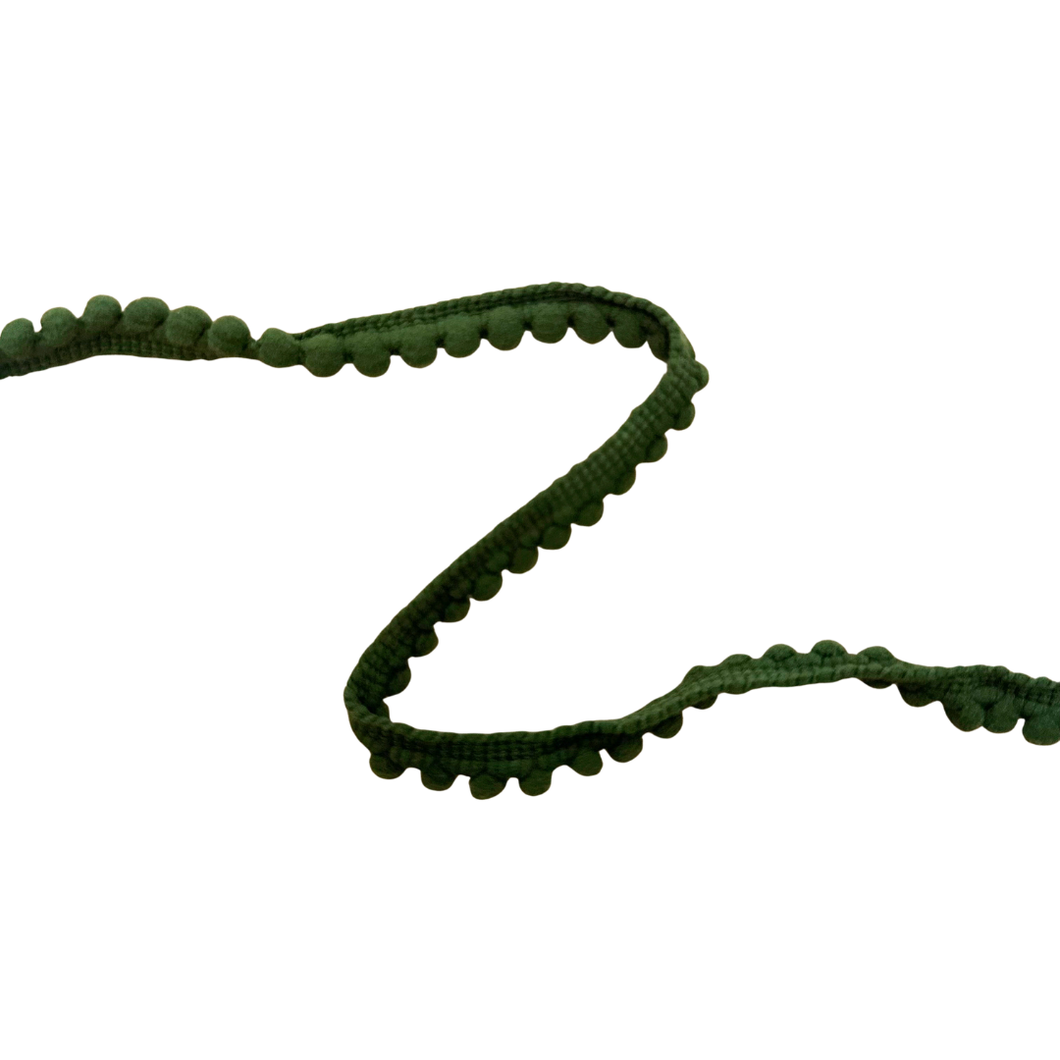 small green pom-poms add-on