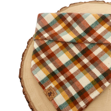 Load image into Gallery viewer, opalite flannel dog bandana
