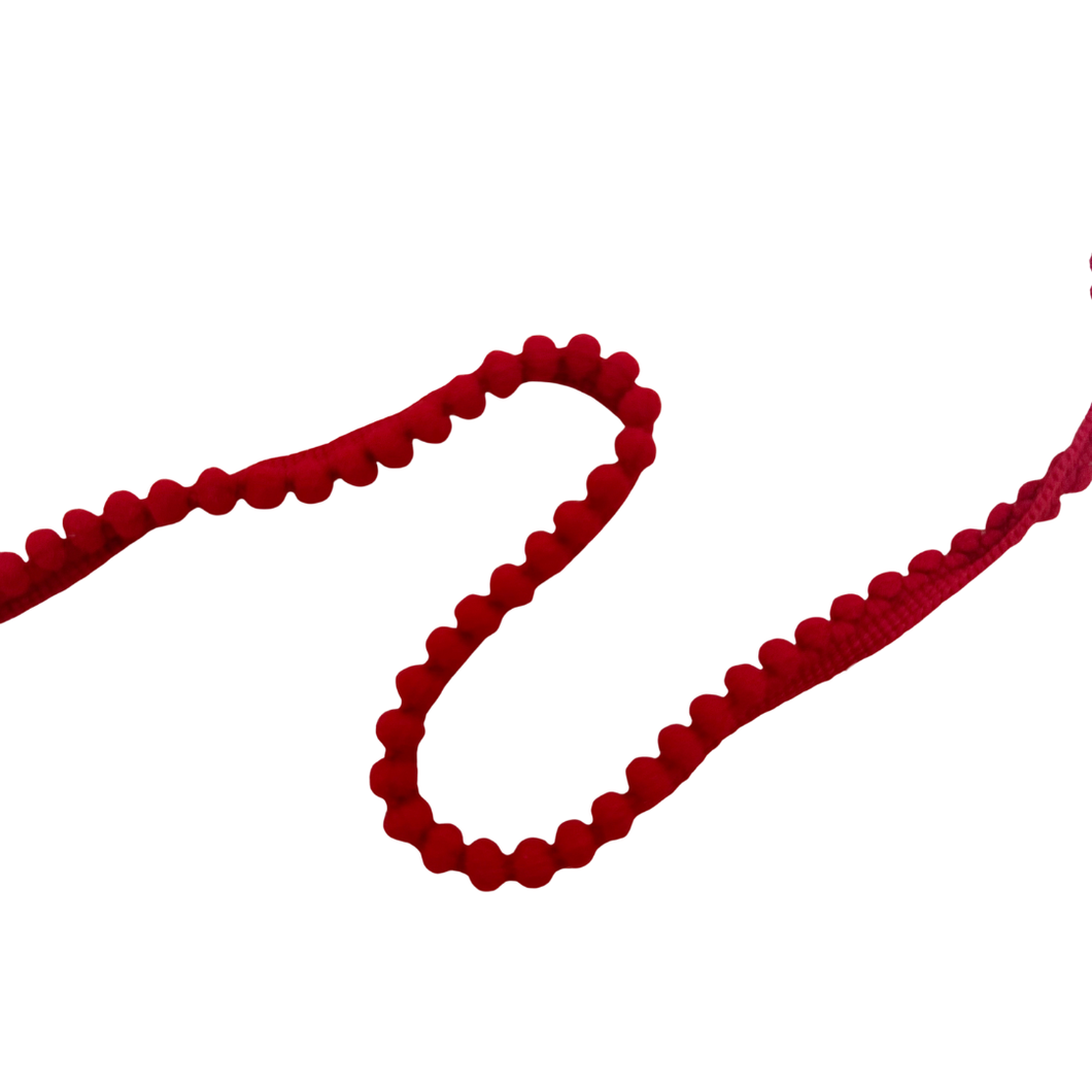 small red pom-poms add-on