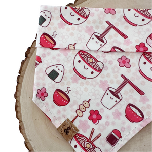slurpin' ramen dog bandana