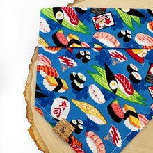 Load image into Gallery viewer, sushi me rollin&#39; dog bandana
