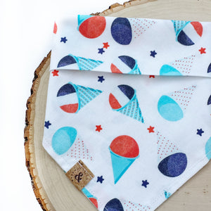 snowcones dog bandana