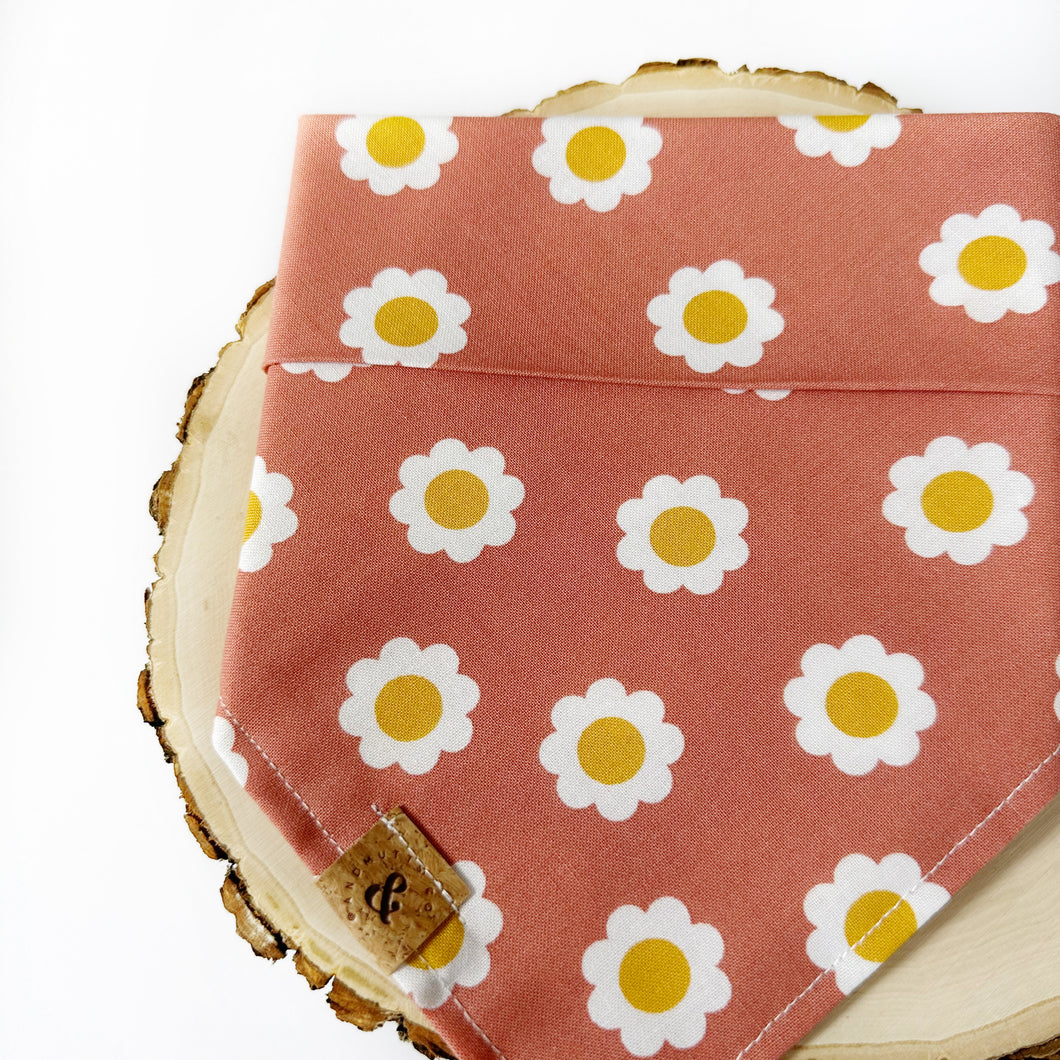 sunny daisy dog bandana