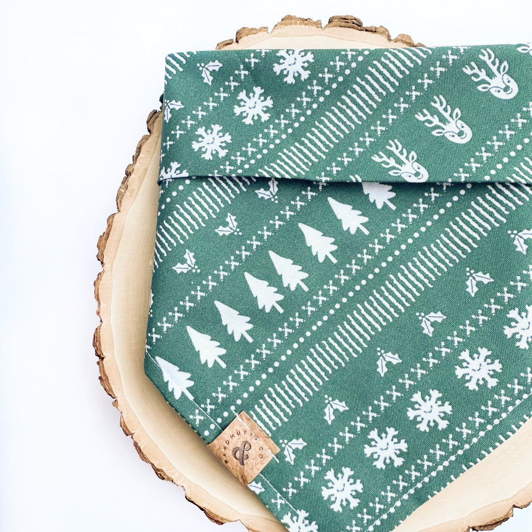 holly dog bandana