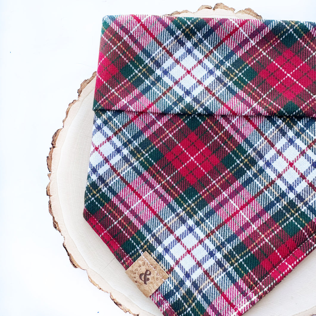 douglas plaid dog bandana