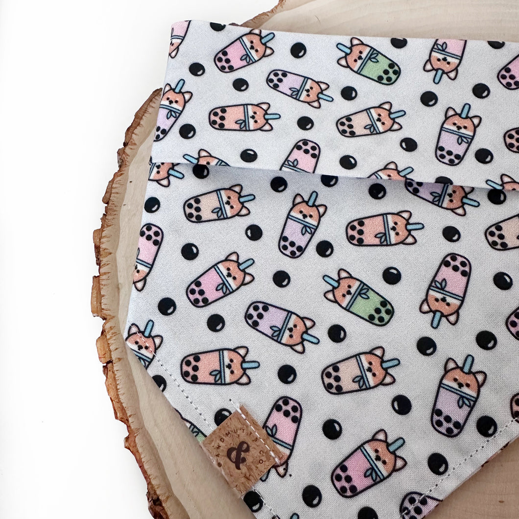 shiba boba dog bandana